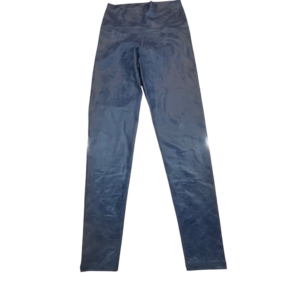 OFFLINE by Aerie Womens Blue Crackle High Waisted Leggings Size Small